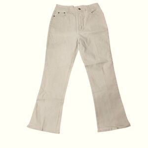 Li Lai Imported Cream Straight Pants Size 32